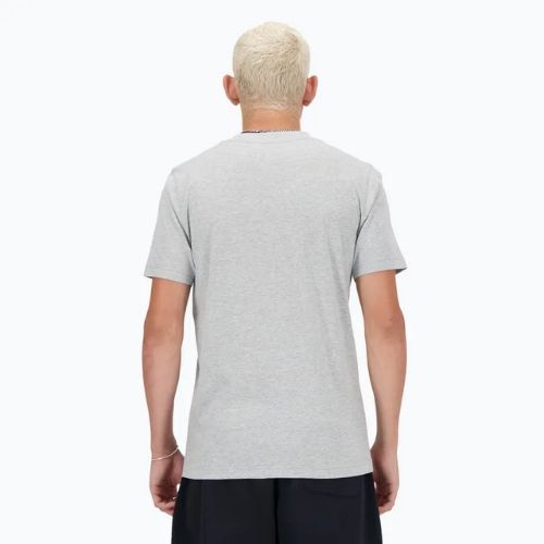 Tricou pentru bărbați New Balance Stacked Logo athletic grey