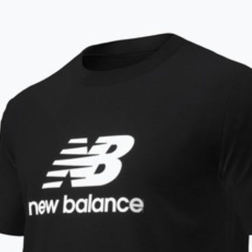 Tricou pentru bărbați New Balance Stacked Logo black