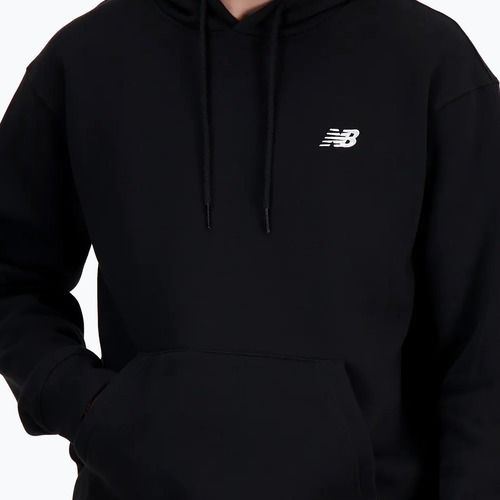Bluză pentru bărbați New Balance Small Logo French Terry Hoodie black