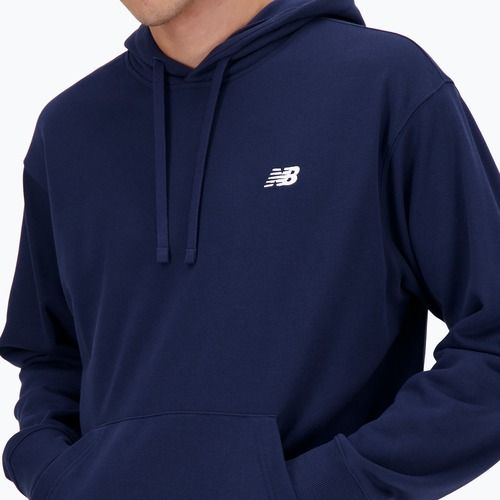 Bluză pentru bărbați New Balance Small Logo French Terry Hoodie nb navy