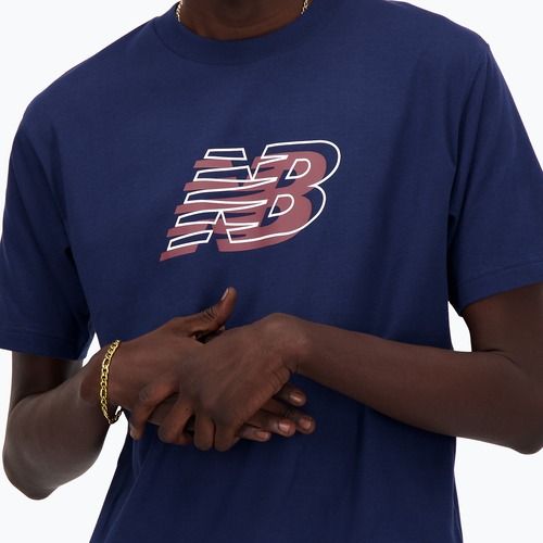 Tricou pentru bărbați New Balance Graphic nb navy