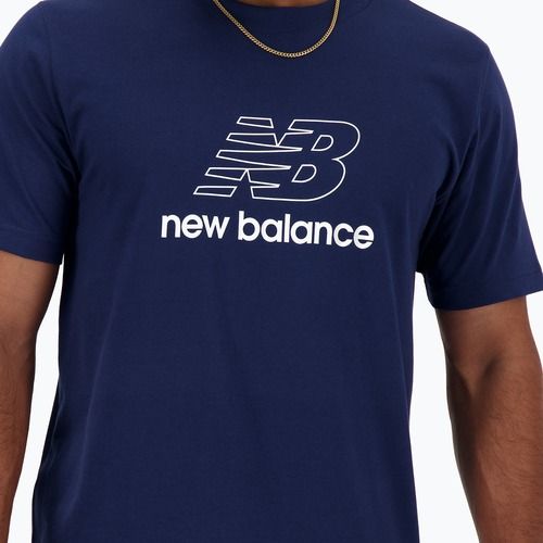 Tricou pentru bărbați New Balance Graphic V Flying nb navy
