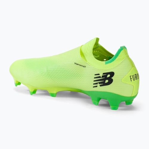 Încălțăminte de fotbal pentru bărbați New Balance Furon Pro FG V7+ bleached lime glo
