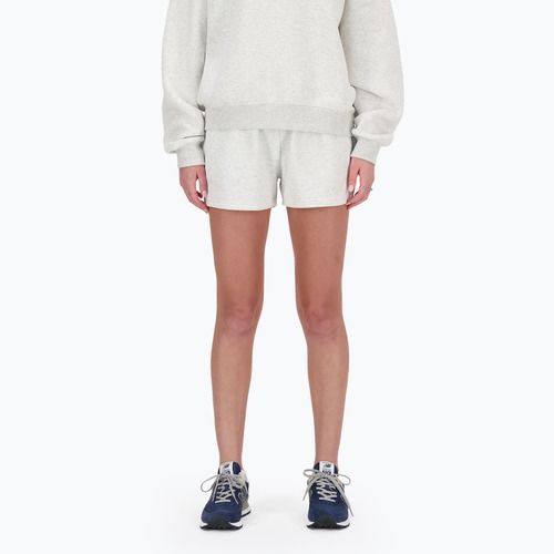Pantaloni scurți pentru femei New Balance French Terry ash heather