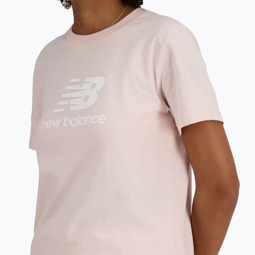 Tricou pentru femei New Balance Jersey Stacked Logo T-Shirt quartzpi