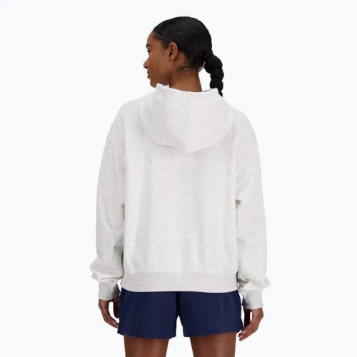 Bluză pentru femei New Balance French Terry Small Logo Hoodie ash heather