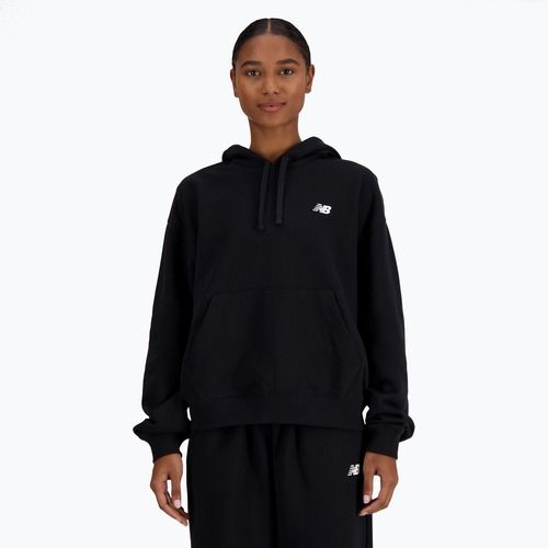 Bluză pentru femei New Balance French Terry Small Logo Hoodie black