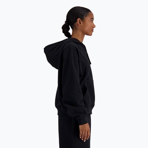 Bluză pentru femei New Balance French Terry Small Logo Hoodie black