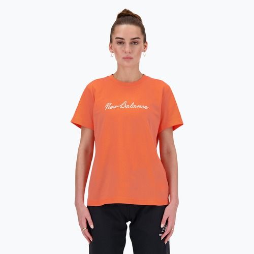 Tricou pentru femei New Balance Script Tee gulfred