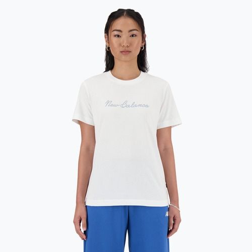 Tricou pentru femei New Balance Script Tee white