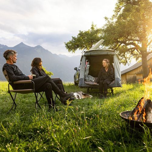 Cort pe cârlig 3-persoane Thule Outset Towbar dark slate