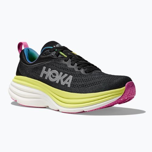 Încălțăminte de alergare pentru bărbați HOKA Bondi 8 black/citrus glow
