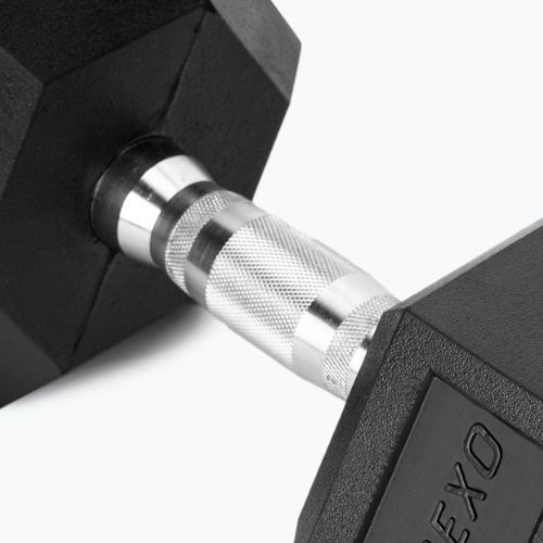 Halteră cauciucată XTREXO Hex 17.5 kg