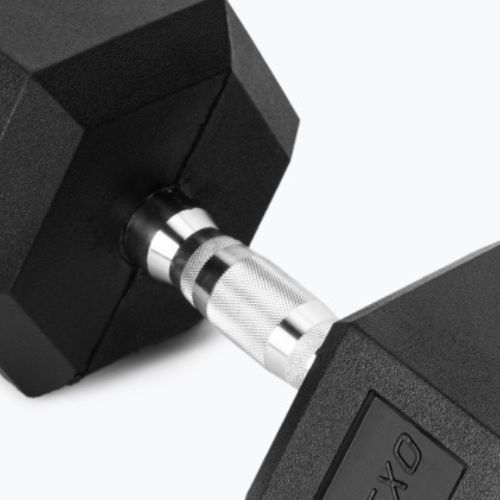 Halteră cauciucată XTREXO Hex 22.5 kg