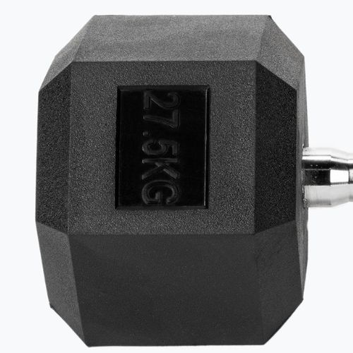 Halteră cauciucată XTREXO Hex 27.5 kg