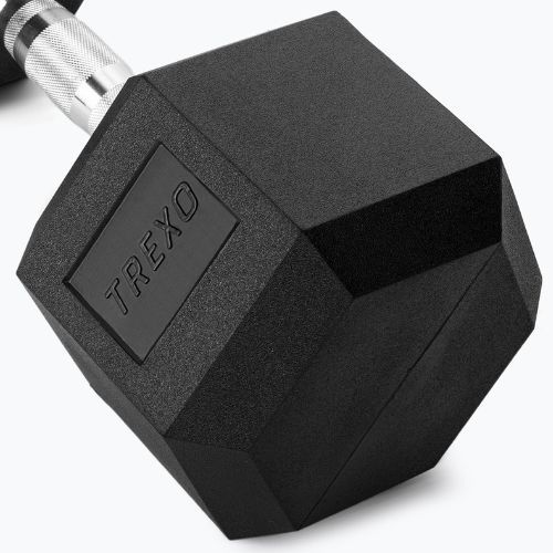Halteră cauciucată XTREXO Hex 27.5 kg