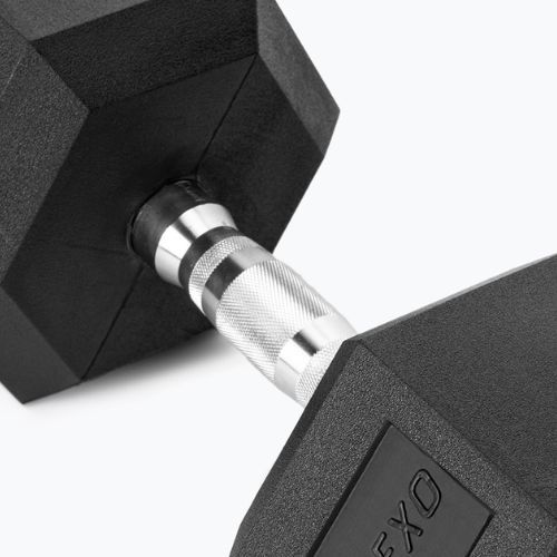 Halteră cauciucată XTREXO Hex 30 kg