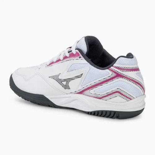 Încălțăminte de tenis pentru femei Mizuno Break Shot 4 AC white / pink tetra / turbulence