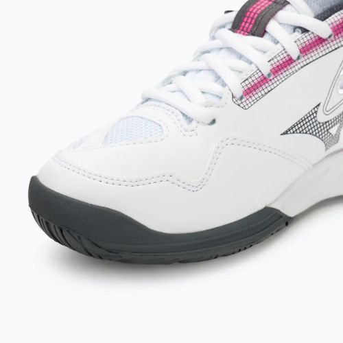 Încălțăminte de tenis pentru femei Mizuno Break Shot 4 AC white / pink tetra / turbulence