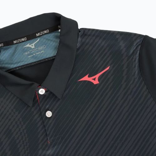 Tricou polo de tenis pentru bărbați Mizuno Charge Shadow Polo black