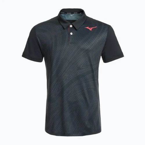Tricou polo de tenis pentru bărbați Mizuno Charge Shadow Polo black
