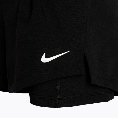 Pantaloni scurți de tenis pentru femei Nike Court Dri-Fit Advantage negru/alb