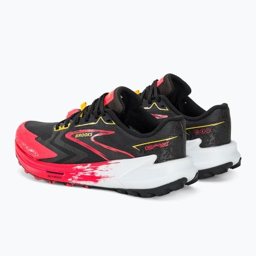 Încălțăminte de alergare pentru femei Brooks Catamount 3 black/diva pink/lemon chrome