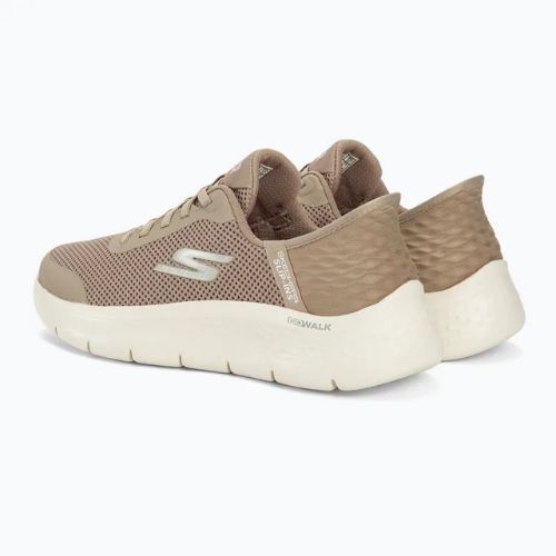 Încălțăminte pentru femei SKECHERS Slip-ins Go Walk Flex Grand Entry taupe/white