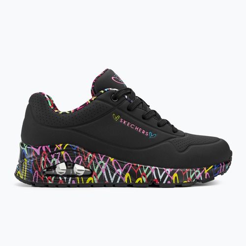 Încălțăminte pentru femei SKECHERS Uno Loving Love black