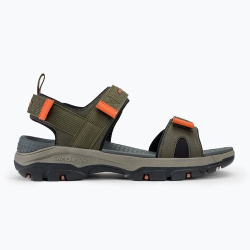 Sandale pentru bărbați SKECHERS Tresmen Ryer olive/black/orange