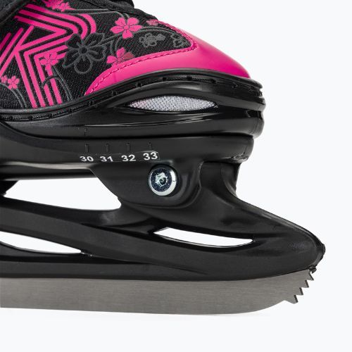 Patine pentru copii Roces Jokey Ice 3.0 Girl black/pink