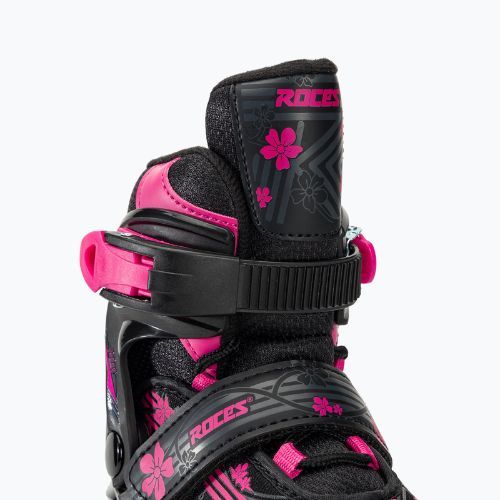 Patine pentru copii Roces Jokey Ice 3.0 Girl black/pink