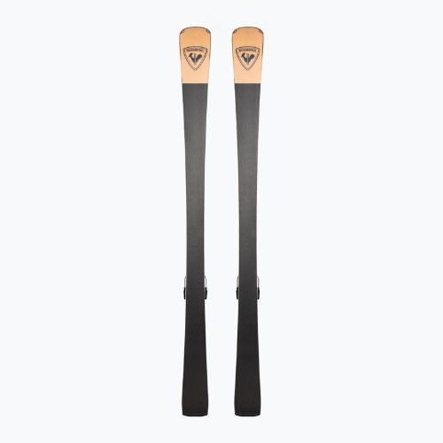 Schiuri de coborâre pentru femei Rossignol Nova 8 + legături XP11 dark grey/gold