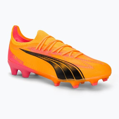 Încălțăminte de fotbal PUMA Ultra Ultimate FG/AG sunset glow/puma black/sun stream