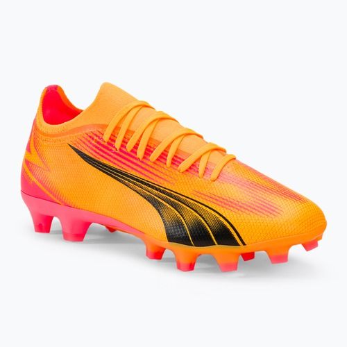 Încălțăminte de fotbal PUMA Ultra Match FG/AG sunset glow/puma black/sun stream
