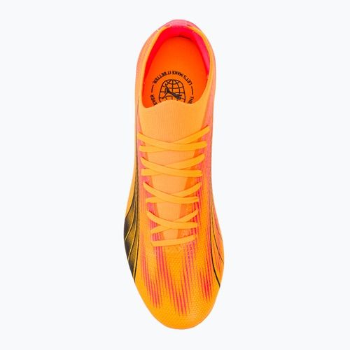 Încălțăminte de fotbal PUMA Ultra Match FG/AG sunset glow/puma black/sun stream