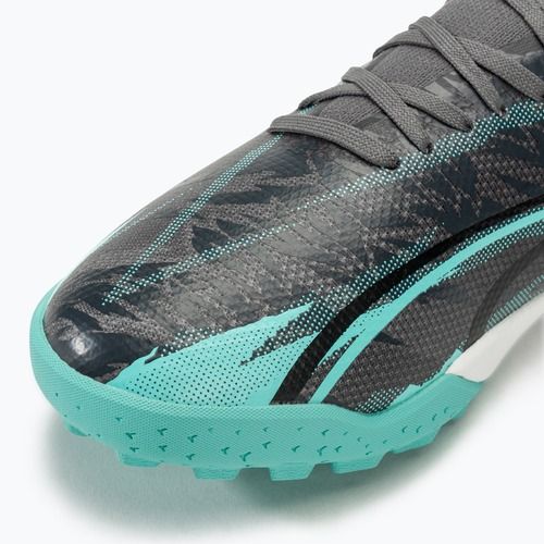 Încălțăminte de fotbal PUMA Ultra Match Rush TT strong gray/puma white/elektro aqua