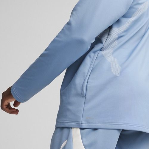 Bluză de antrenament pentru bărbați PUMA Train All Day Big Cat Hoodie zen blue