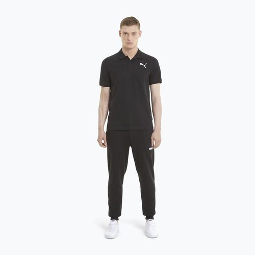 Tricou polo pentru bărbați PUMA Ess Pique Polo puma black/cat
