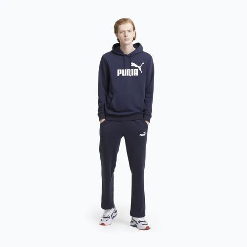 Bluză pentru bărbați PUMA Essentials Big Logo Hoodie TR peacoat