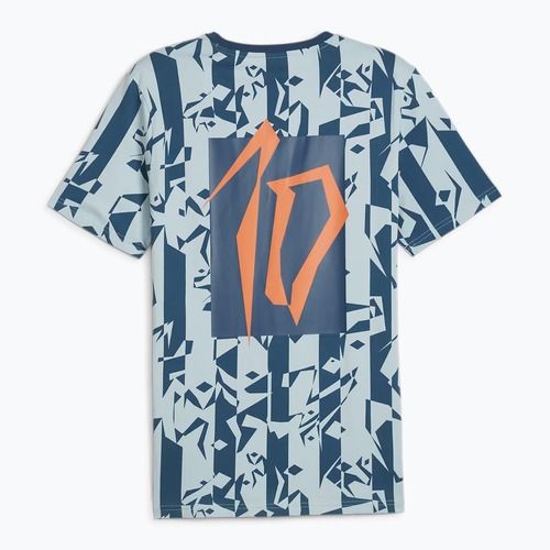 Tricou de fotbal pentru bărbați PUMA Neymar Jr Creativity Logo Tee ocean tropic/turquoise surf