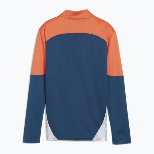 Bluză de fotbal pentru copii PUMA Neymar JR Creativity 1/4 Zip Top ocean tropic/hot heat