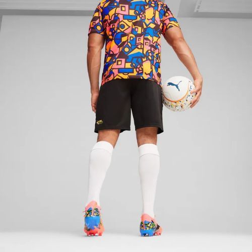 Pantaloni scurți de fotbal pentru bărbați PUMA Neymar Jr puma black/sunset glow