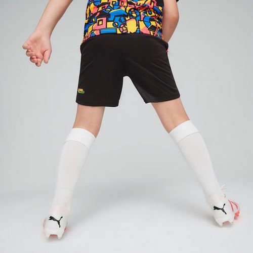 Pantaloni scurți de fotbal pentru copii PUMA Neymar Jr puma black/sunset glow