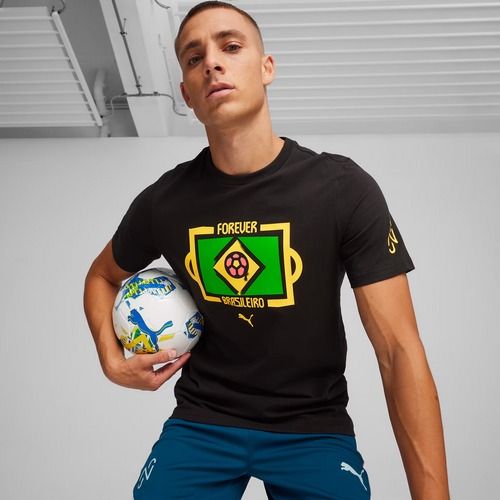 Tricou de fotbal pentru bărbați PUMA Neymar Jr Tee puma black