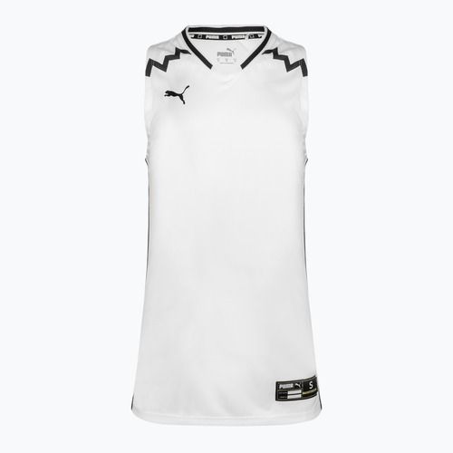 Tank top de baschet pentru bărbați PUMA Hoops Team Game Jersey puma white