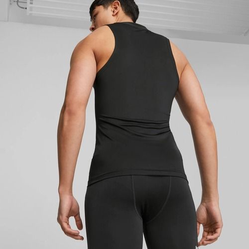 Tank top de baschet pentru bărbați PUMA Hoops Team Slvs Baselayer puma black
