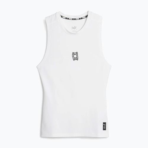Tank top de baschet pentru bărbați PUMA Hoops Team Slvs Baselayer puma white