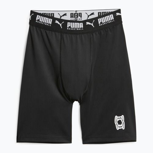 Pantaloni scurți de baschet pentru bărbați PUMA Hoops Team Baselayer puma black