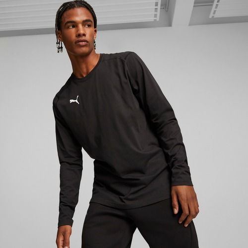 Longsleeve de baschet pentru bărbați PUMA Hoops Team Drycell LS Tee puma black